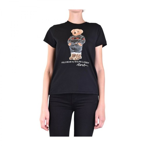 Polo Ralph Lauren, T-shirt Czarny, female, 505.00PLN