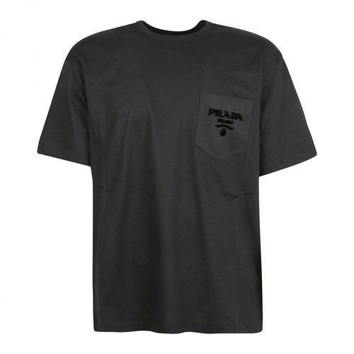 Prada, T-shirt Czarny, male, 4469.00PLN