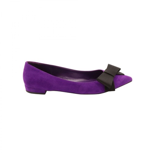 Prada Vintage, Pre-owned Pointed Ballet Flats Fioletowy, female, 1346.00PLN