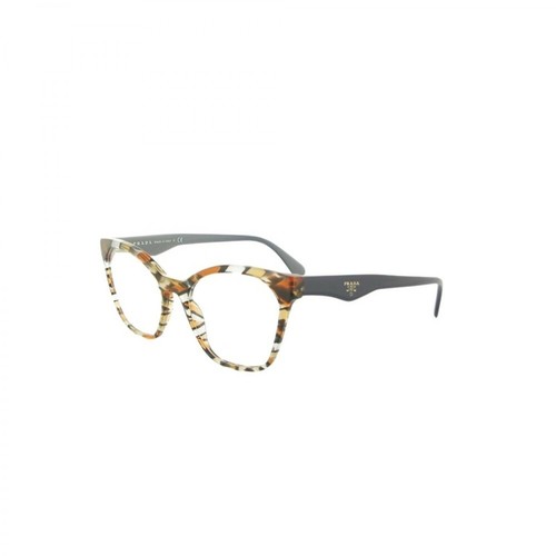 Prada, VPR 09U Glasses Pomarańczowy, female, 1163.00PLN