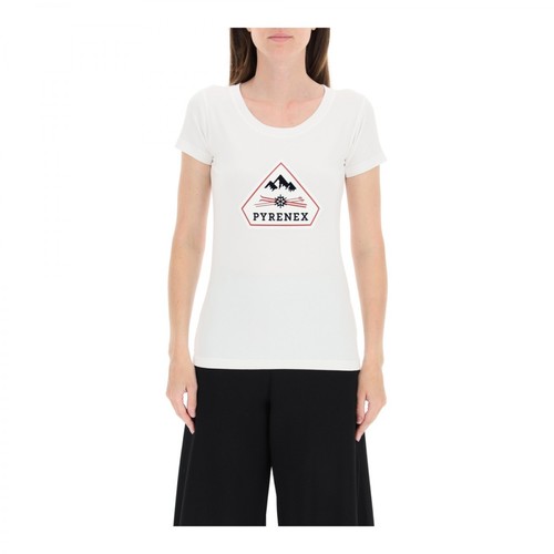 Pyrenex, estela t-shirt with logo Biały, female, 226.00PLN