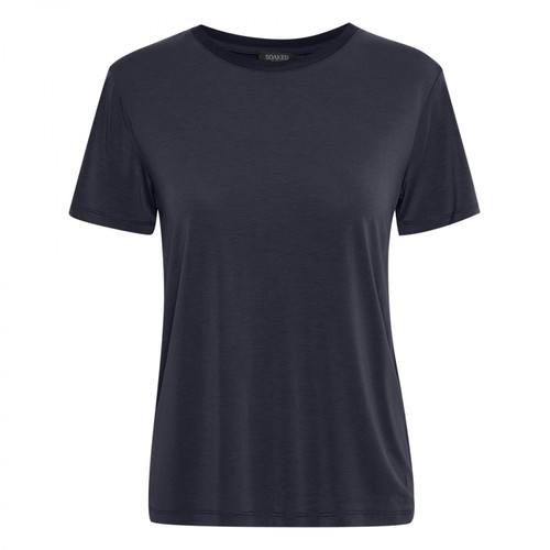 Soaked in Luxury, Columbine crew-neck T-shirt Niebieski, female, 129.00PLN
