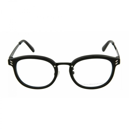 Stella McCartney Pre-owned, Okrągłe okulary optyczne z octanu Czarny, female, 780.00PLN