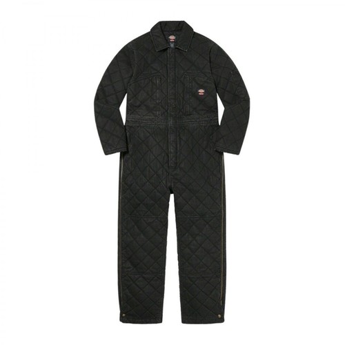 Supreme, Dickies Quilted Denim Coverall Czarny, male, 2930.00PLN