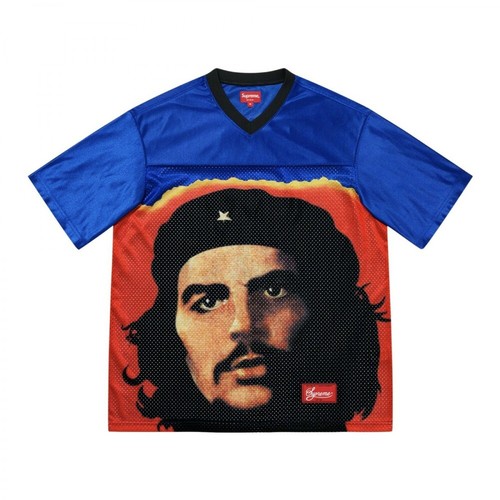 Supreme, t-shirt Che Football Top Royal Niebieski, male, 1311.00PLN