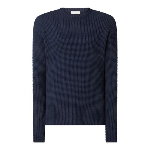 Sweter z mieszanki bawełny i wełny model ‘Brennon’ 599.00PLN