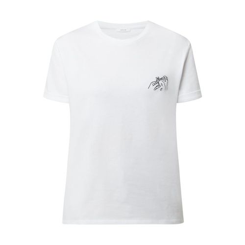 T-shirt z bawełny ekologicznej model ‘Slowo Flower’ 89.99PLN