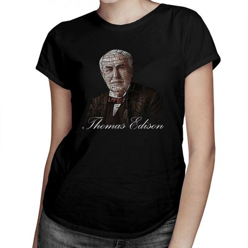 Thomas Edison - damska koszulka z nadrukiem 69.00PLN