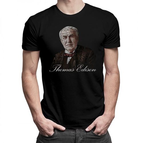 Thomas Edison - męska koszulka z nadrukiem 69.00PLN