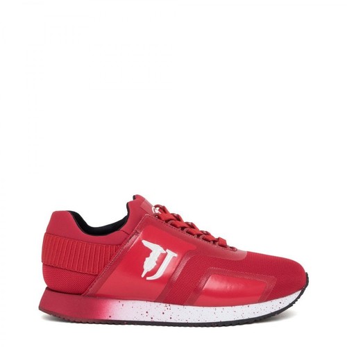 Trussardi, Sneakers - 77A00154 Czerwony, male, 384.00PLN