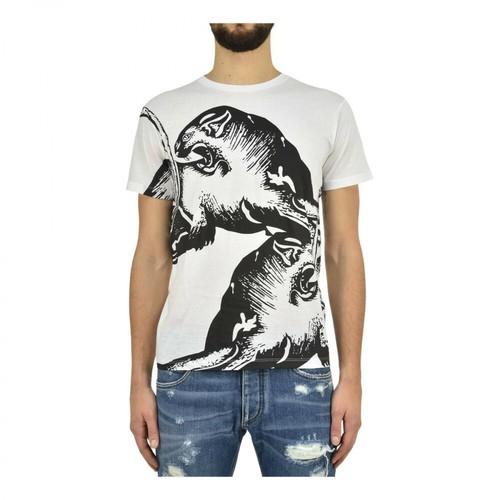 Valentino, T-shirt Mod.MV0MG08F3MH0BO Biały, male, 1483.00PLN