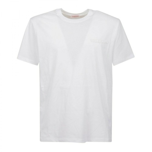 Valentino, T-Shirt Regular,Iconic Stud Biały, male, 1460.00PLN