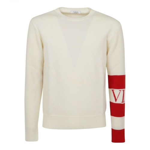 Valentino, Wv3Kc15K7Hnas0 Sweater Beżowy, male, 2902.00PLN