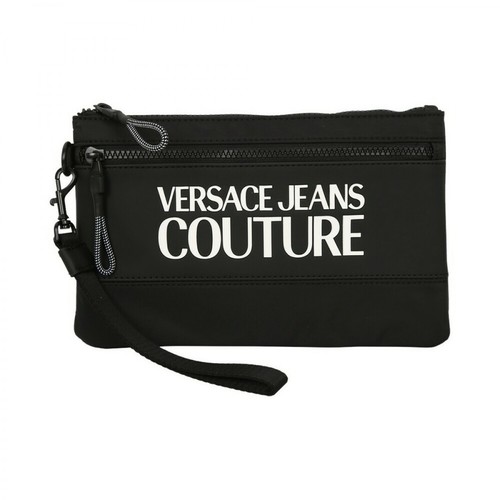 Versace Jeans Couture, Portafoglio Czarny, male, 306.00PLN