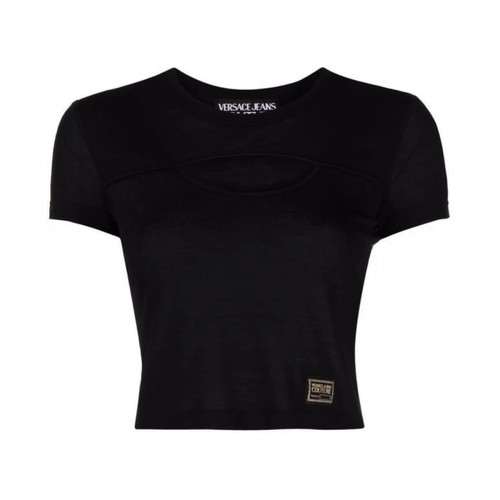 Versace Jeans Couture, T-shirt Czarny, female, 529.00PLN