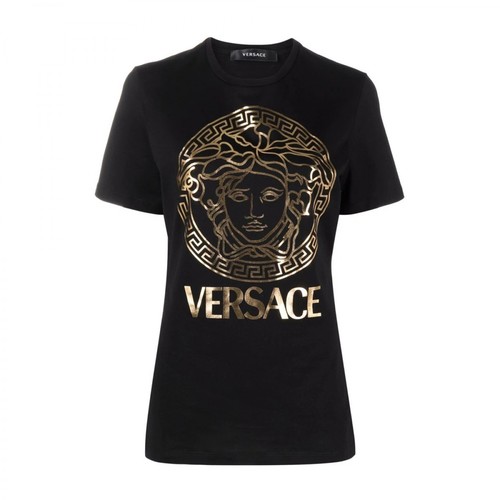 Versace, T-Shirt Czarny, female, 1368.00PLN