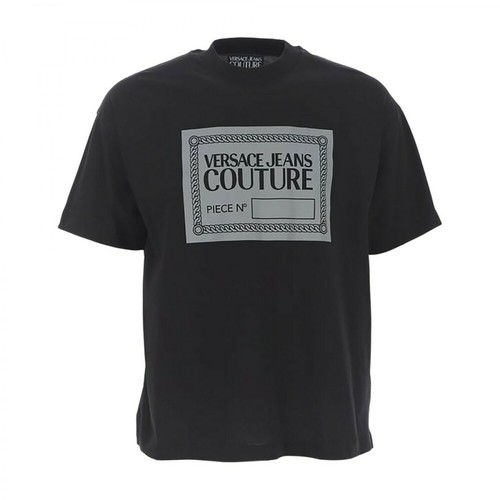 Versace, T-shirt Czarny, male, 434.00PLN