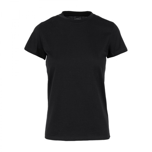 Vince, Essential T-Shirt Czarny, female, 365.00PLN