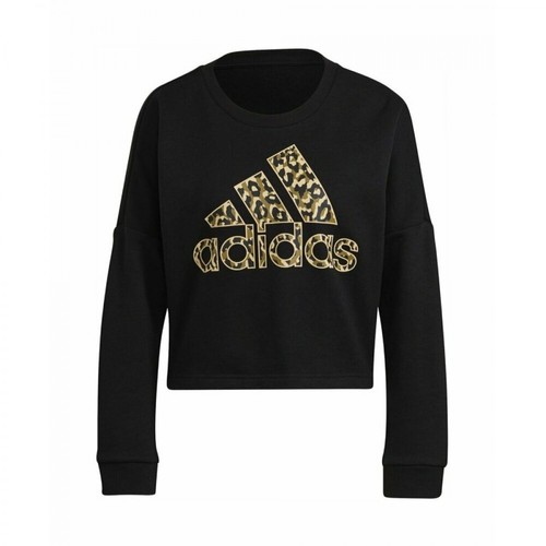 Adidas, Sweat crop top à gros logo Czarny, female, 242.00PLN