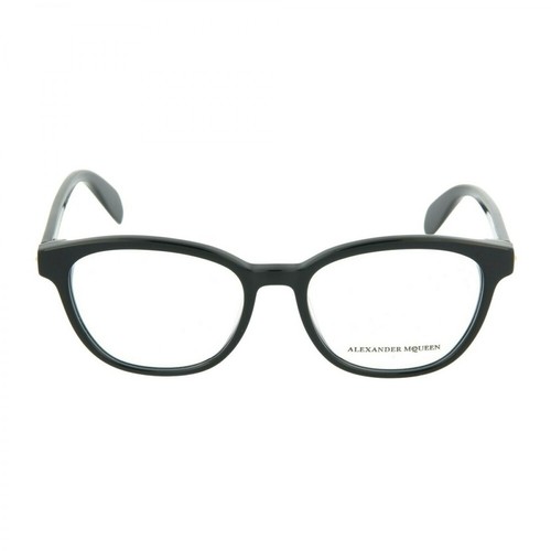 Alexander McQueen, Round-Frame Optical Glasses Czarny, female, 1054.00PLN