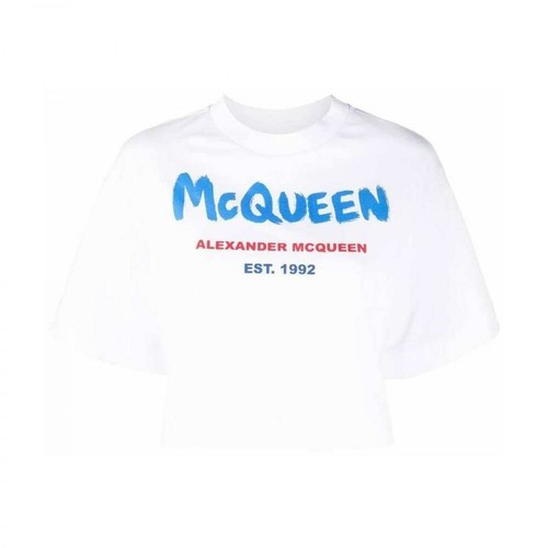 Alexander McQueen, T-shirt Biały, female, 1004.00PLN