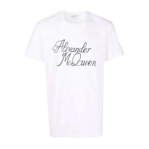 Alexander McQueen, T-shirt Biały, male, 1112.00PLN