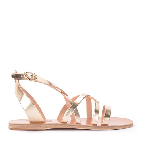 Ancient Greek Sandals, Delia leather thong sandal Beżowy, female, 826.00PLN