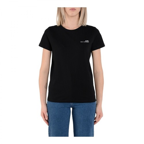 A.p.c., Coeop-F26012 T-shirt Czarny, female, 320.00PLN