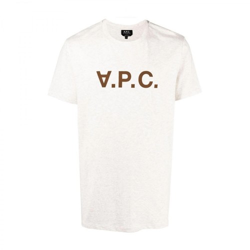A.p.c., T-shirt Biały, male, 411.00PLN
