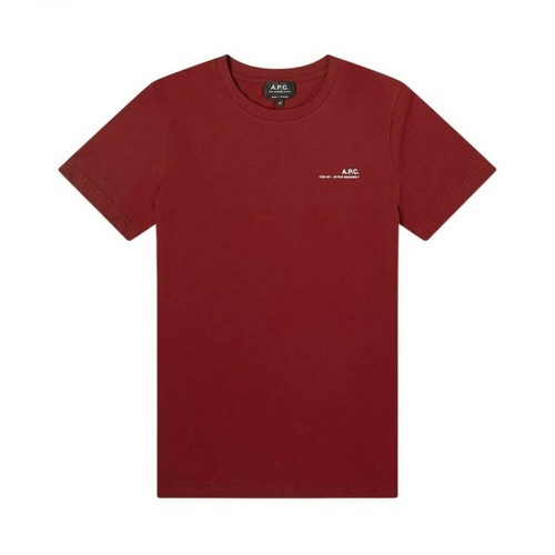 A.p.c., T-Shirt Czerwony, male, 394.00PLN