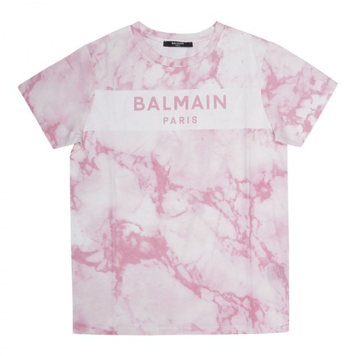 Balmain, T-shirt Różowy, female, 672.00PLN