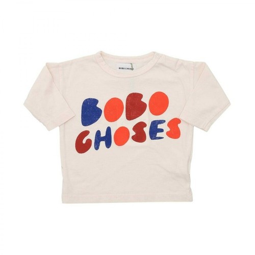 Bobo Choses, T-shirt Beżowy, male, 160.00PLN