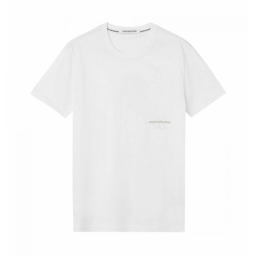 Calvin Klein Jeans, T-Shirt Biały, male, 160.00PLN