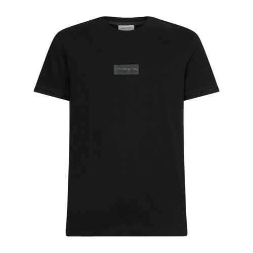 Calvin Klein, T-shirt Czarny, male, 247.00PLN