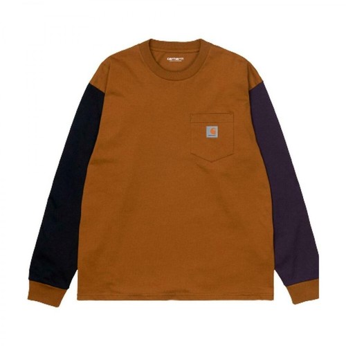 Carhartt Wip, t-shirt Pomarańczowy, male, 262.00PLN