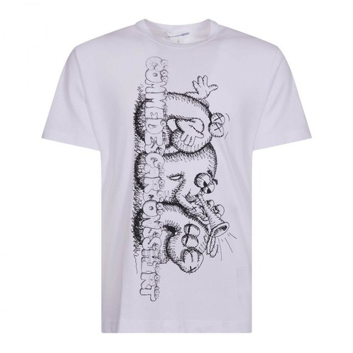 Comme des Garçons, T-Shirt Knit Biały, male, 247.00PLN