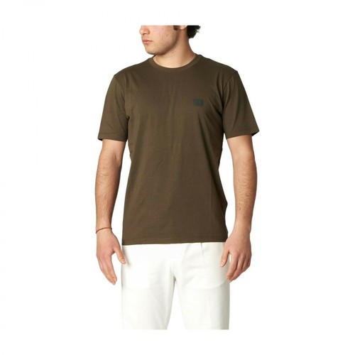 C.p. Company, T-shirt con logo Zielony, male, 264.00PLN