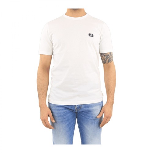 C.p. Company, T-Shirts - Short Sleeve Biały, male, 412.00PLN