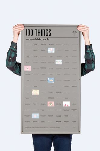 DOIY plakat 100 Things You Must Do Before You Die 139.90PLN