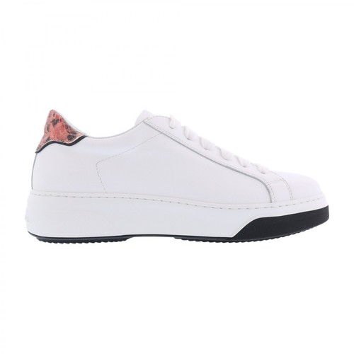 Dsquared2, Lace-Up Low Top Sneakers Biały, female, 1072.34PLN