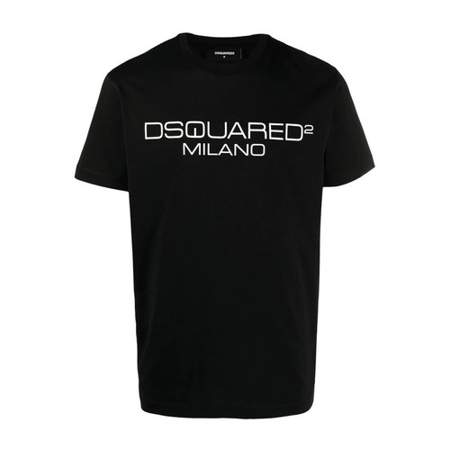 Dsquared2, Logo T-shirt Czarny, male, 616.00PLN