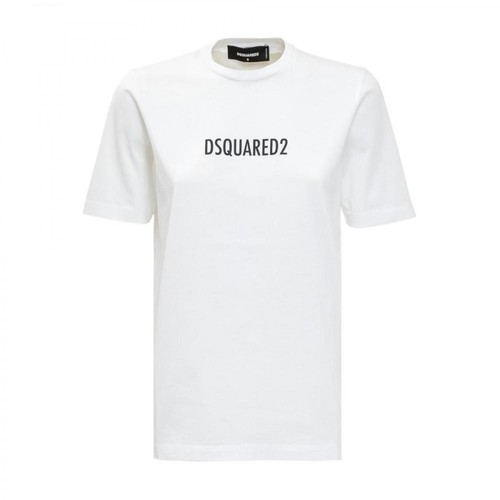 Dsquared2, T-Shirt With Print Biały, female, 982.00PLN