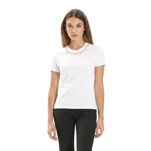Elisabetta Franchi, T-shirt Biały, female, 778.00PLN