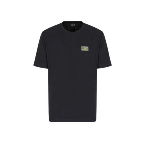 Emporio Armani EA7, T-shirt Czarny, male, 325.00PLN