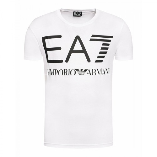 Emporio Armani, T-shirt Biały, male, 240.00PLN
