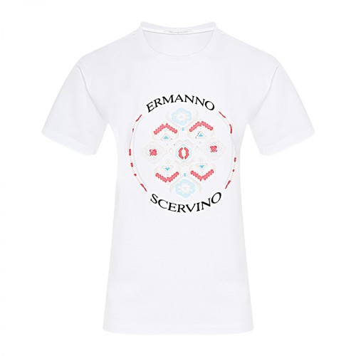 Ermanno Scervino, T-Shirt Biały, female, 1280.00PLN