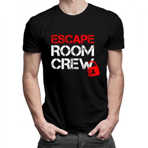 Escape room crew - męska koszulka z nadrukiem 69.00PLN
