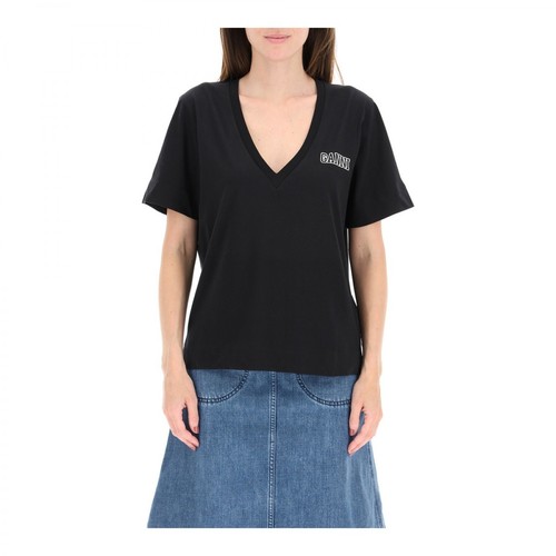 Ganni, t-shirt Czarny, female, 308.00PLN