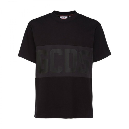 Gcds, Short Sleeve T-shirt Cc94M021501 Czarny, male, 912.00PLN