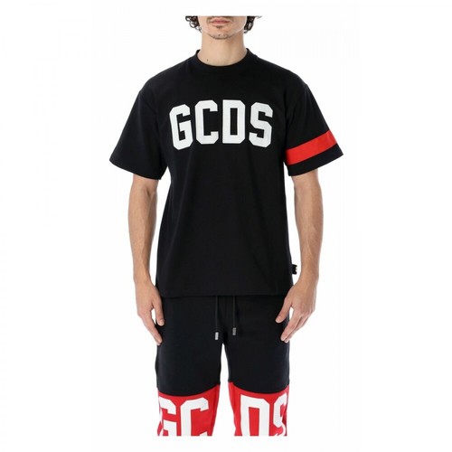 Gcds, T-Shirt Cc94M021004C Czarny, male, 1063.96PLN